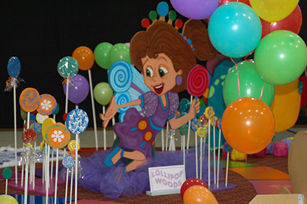 Large Candy Land Display